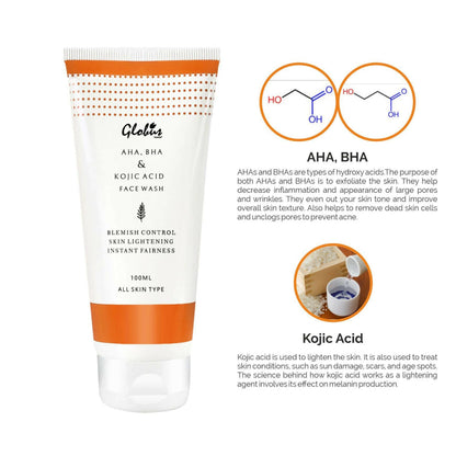 Globus Naturals AHA, BHA Herbal Face Wash