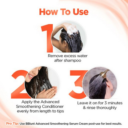 BBlunt Advanced Smoothening Conditioner with Keratin & Hyaluronic Acid