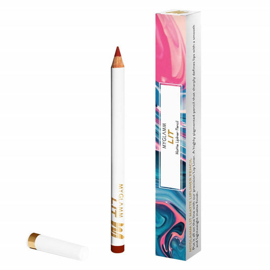 Myglamm LIT Matte Lip Liner Pencil - Bae (1.14 Gm) - DrMediCart
