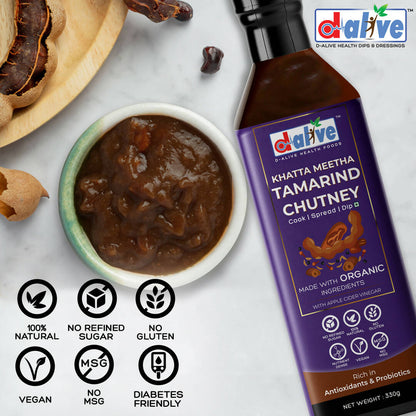 D-Alive Khatta Meetha Tamarind Chutney - Drmedicart