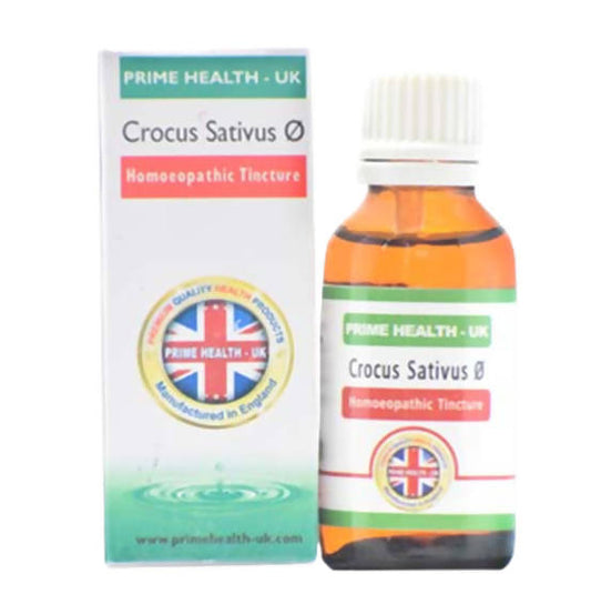 Buy Prime Health Homeopathic Crocus Sativus Mother Tincture Q from DrMediCart, Ship from India to USA