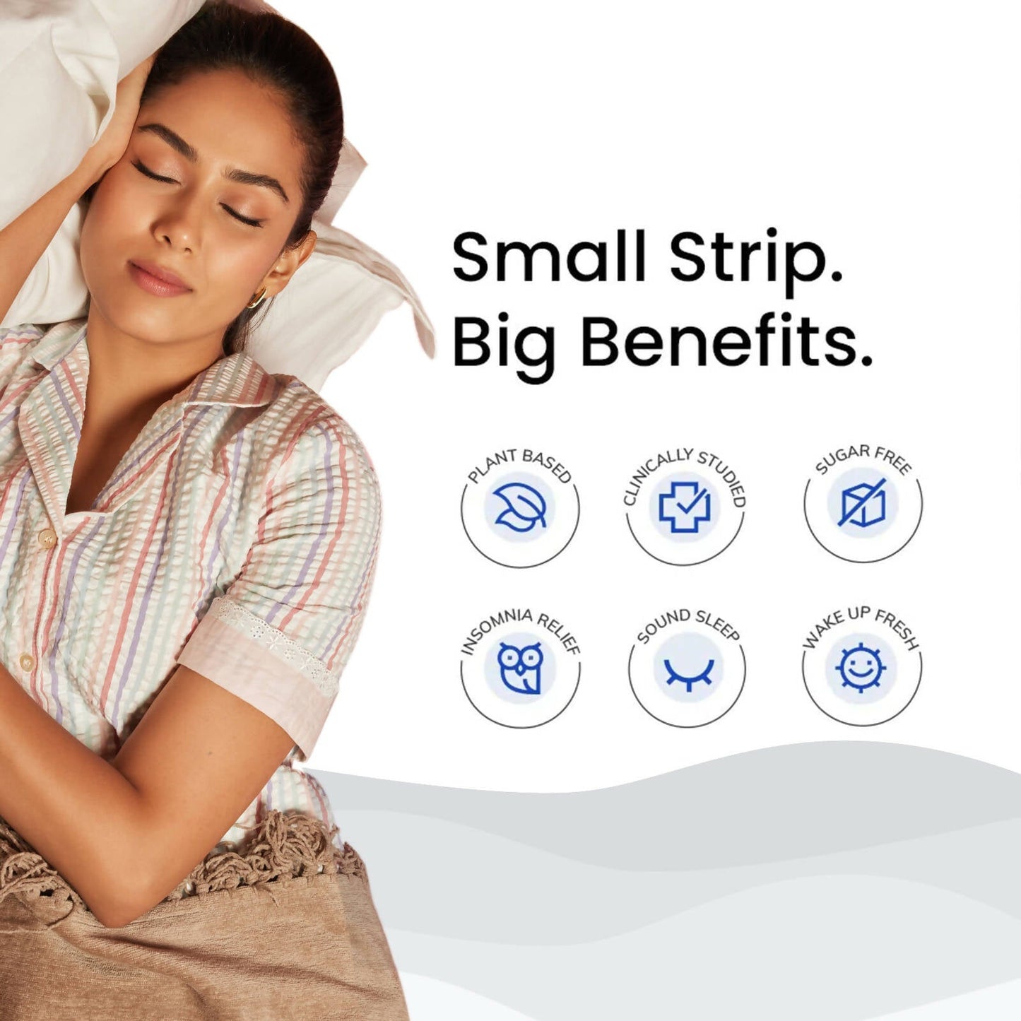 Wellbeing Nutrition Melts Restful Sleep Oral Strips-Calming Chamomile Lavender Flavor - Drmedicart