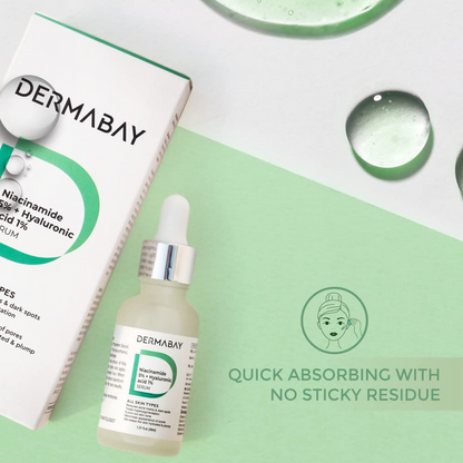 Dermabay Niacinamide 5%+ Hyaluronic acid 1% Serum