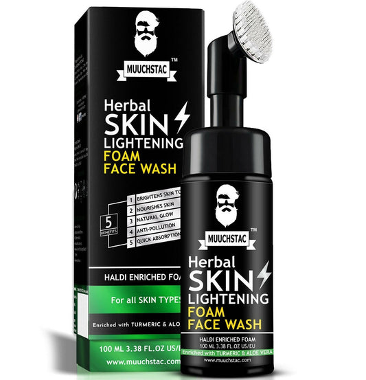 Muuchstac Herbal Skin Lightening Foam Face Wash - DrMediCart