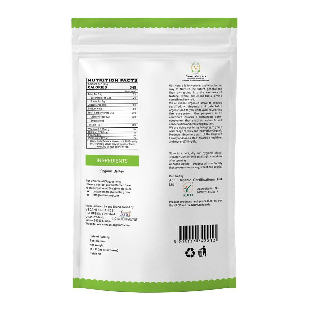 Orgabite Organic Barley Daliya