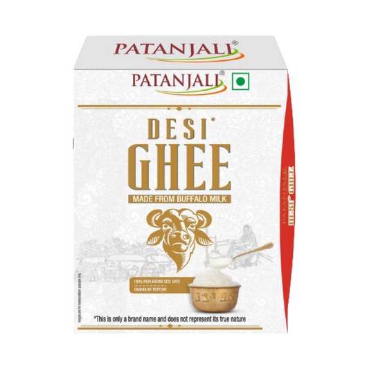 Buy Patanjali Desi Ghee Made From Buffalo Milk from DrMediCart, Ship from India to USA