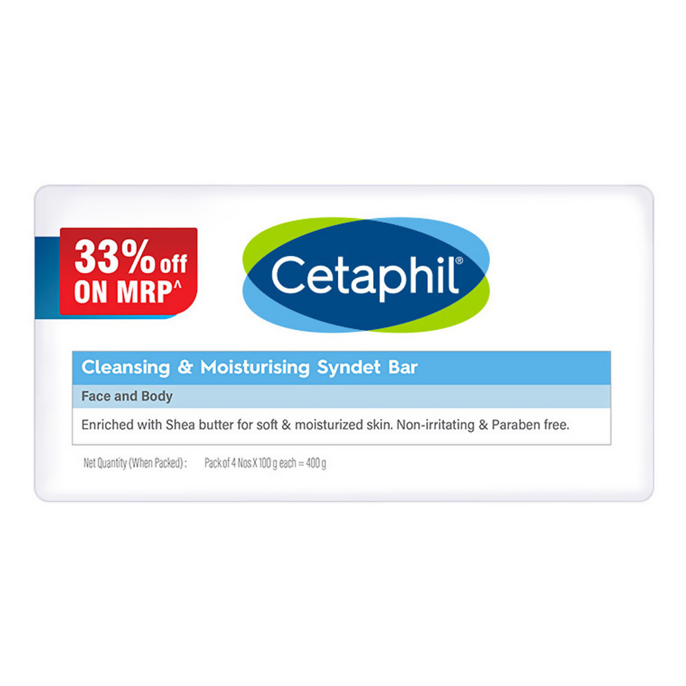 Cetaphil Cleansing & Moisturizing Syndet Bar