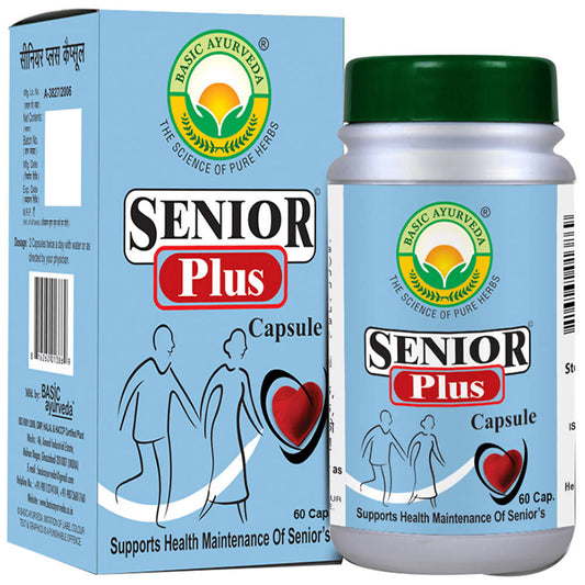 Buy Basic Ayurveda Senior Plus Capsules from DrMediCart, Ship from India to USA