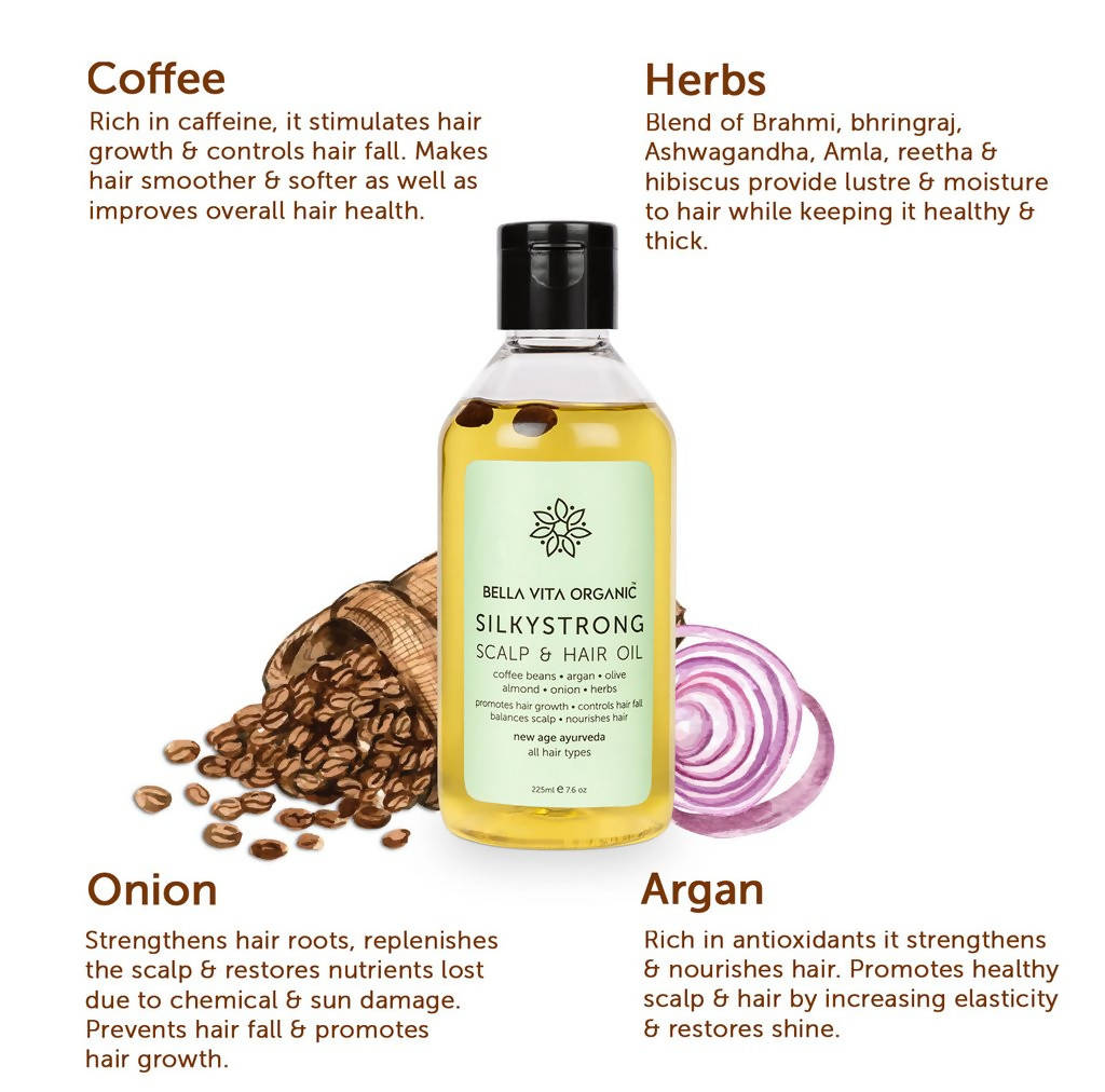 Bella Vita Organic Silky Strong Scalp & Hair Oil