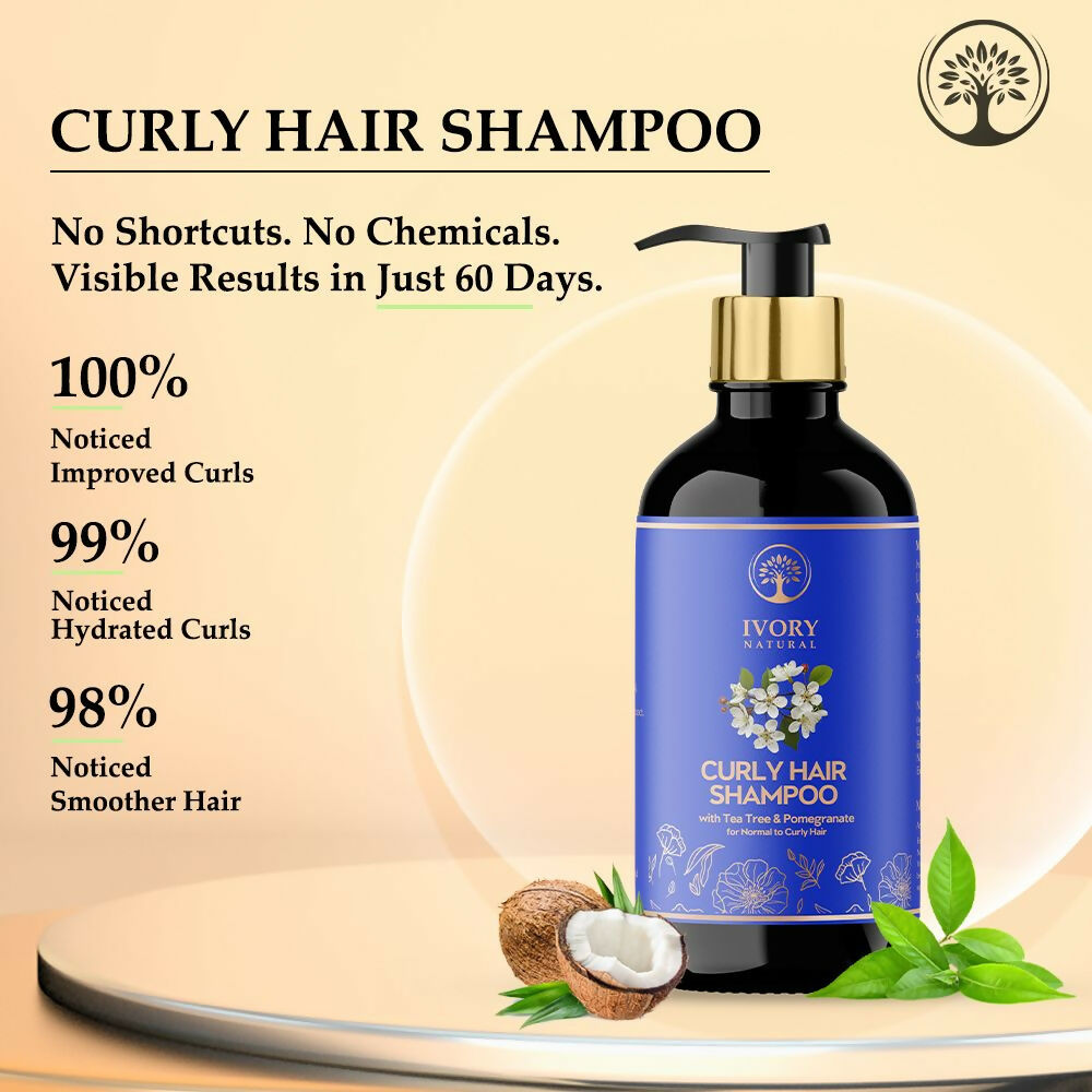 Ivory Natural Curly Hair Shampoo For Smooth, Well-Defined Curls