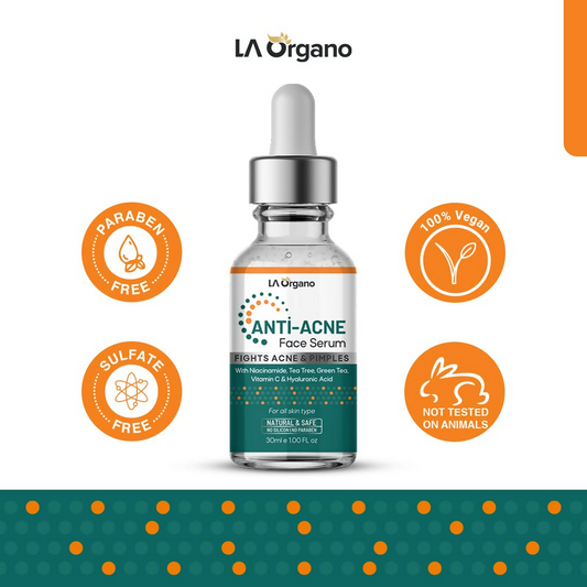 Buy LA Organo Anti Acne Face Serum from DrMediCart, Ship from India to USA