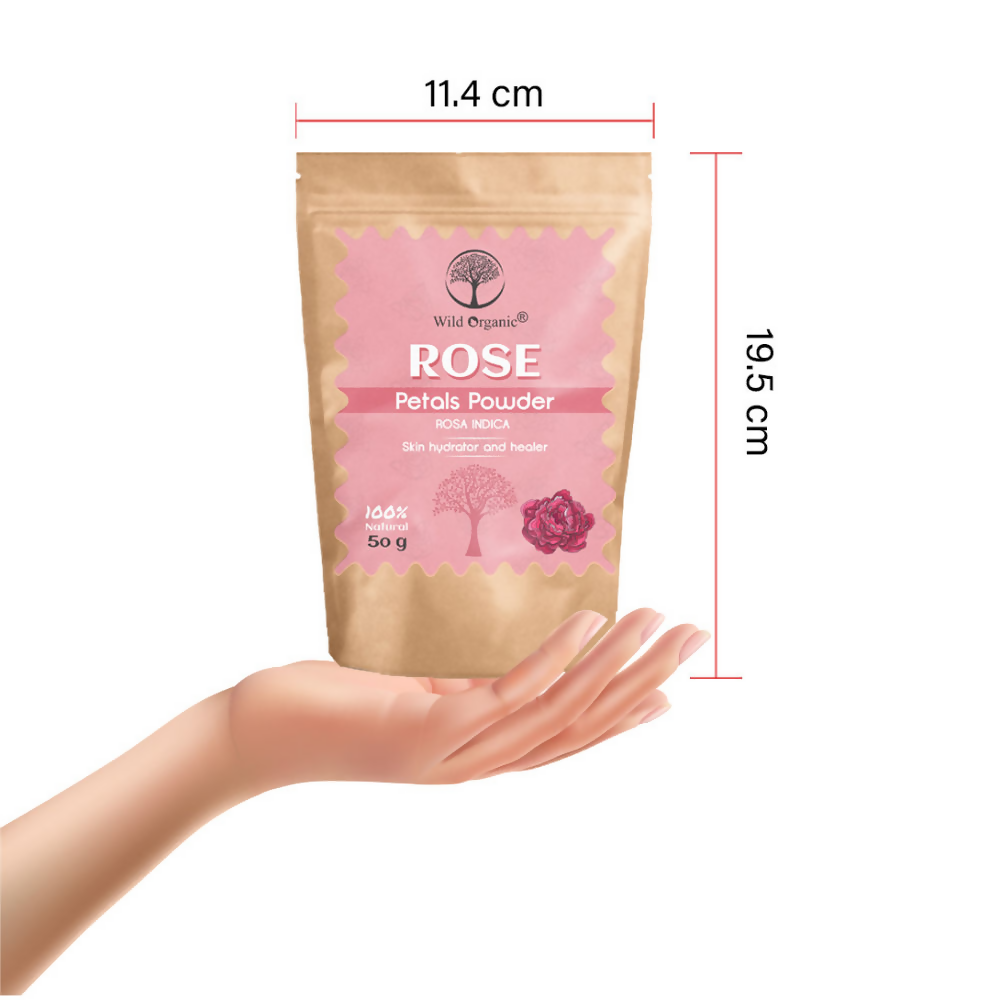 Wild Organic Rose Petals Powder