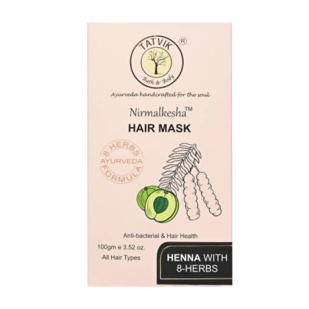Tatvik Ayurveda Nirmalkesha Hair Mask (Henna With 8 Herbs)
