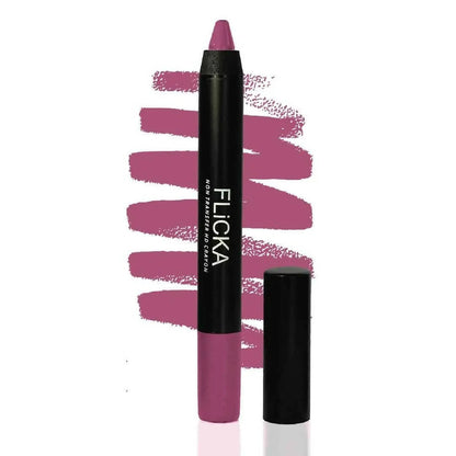Buy FLiCKA Lasting Lipsence Crayon Lipstick 04 I Am On Diet - Light Pink from DrMediCart, Ship from India to USA
