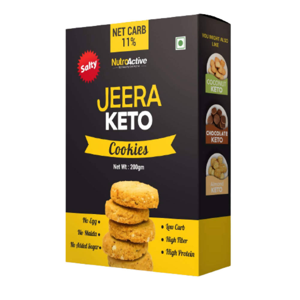Buy NutroActive Jeera Keto Cookies from DrMediCart, Ship from India to USA