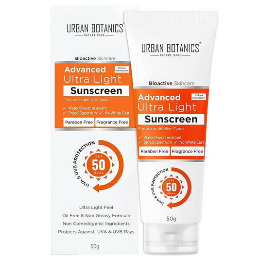 Buy Urban Botanics Advance Ultra Light Sunscreen SPF 50 from DrMediCart, Ship from India to USA