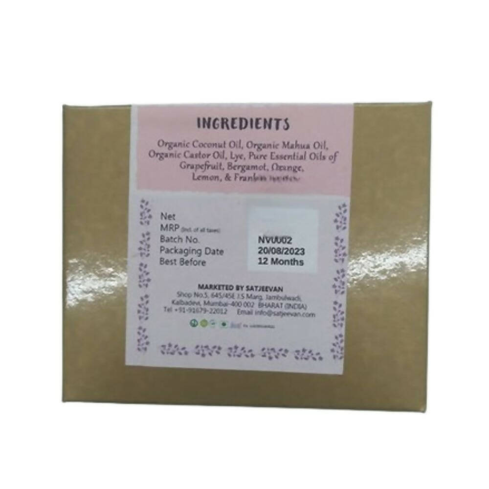 Buy Satjeevan Organic Citrus Boswellia Soap from DrMediCart, Ship from India to USA