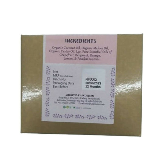 Buy Satjeevan Organic Citrus Boswellia Soap from DrMediCart, Ship from India to USA