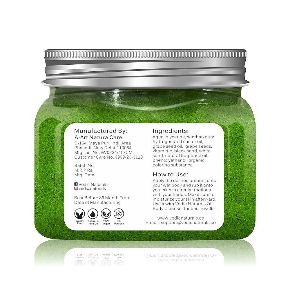 Vedic Naturals Grape Body Scrub - Drmedicart