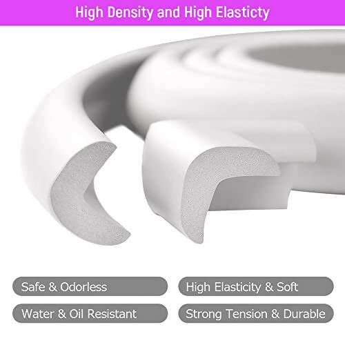 Buy Safe-O-Kid Edge Guard, Baby Proofing Edge 5 Mtr Furniture Edge Bumper Guard, Safety From Head Injury, Edge Guard For Baby/ Toddlers, White from DrMediCart, Ship from India to USA