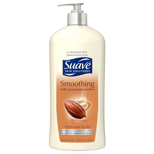 Suave Smoothing Body Lotion with Cocoa & Shea Butter - DrMediCart
