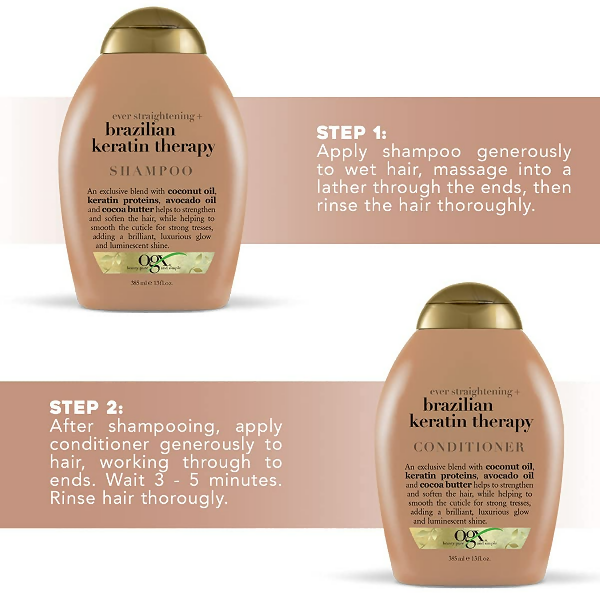 OGX Travel Ever Straightening Brazilian Keratin Smooth Conditioner