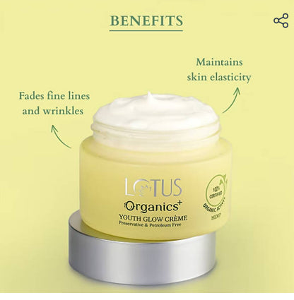 Lotus Organics+ Hemp Youth Glow Creme
