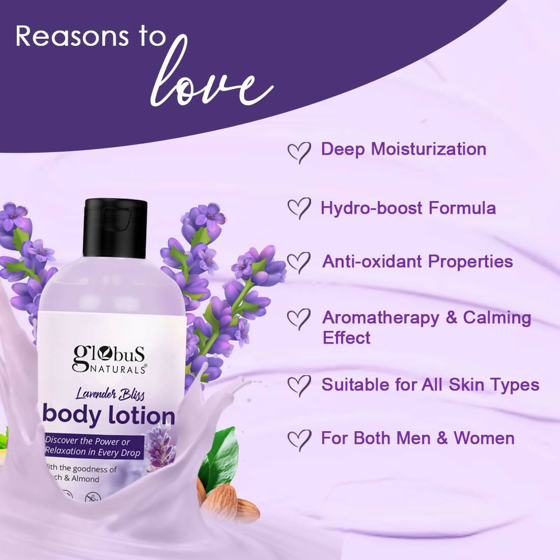 Globus Naturals Lavender Bliss Body Lotion - DrMediCart