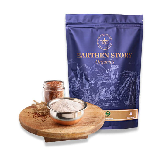Buy Earthen Story Certified Organic Ragi Flour from DrMediCart, Ship from India to USA