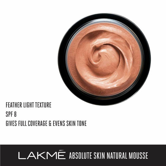 Buy Lakme Absolute Mattreal Skin Natural Mousse - Golden Medium from DrMediCart, Ship from India to USA