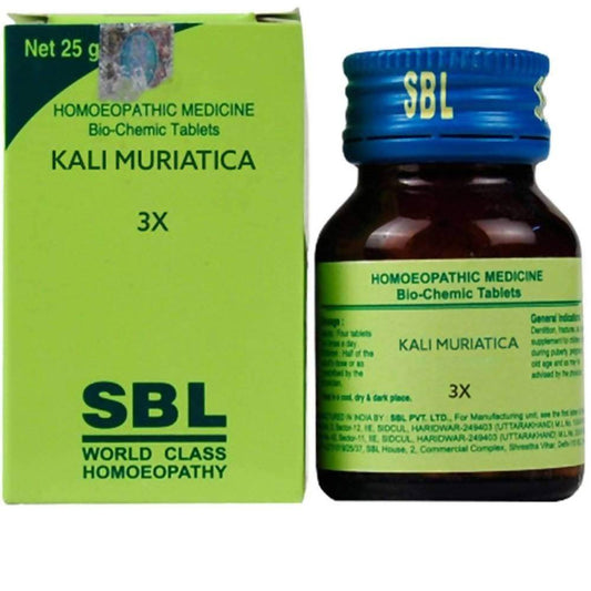 Buy SBL Homeopathy Kali Muriaticum Biochemic Tablets from DrMediCart, Ship from India to USA