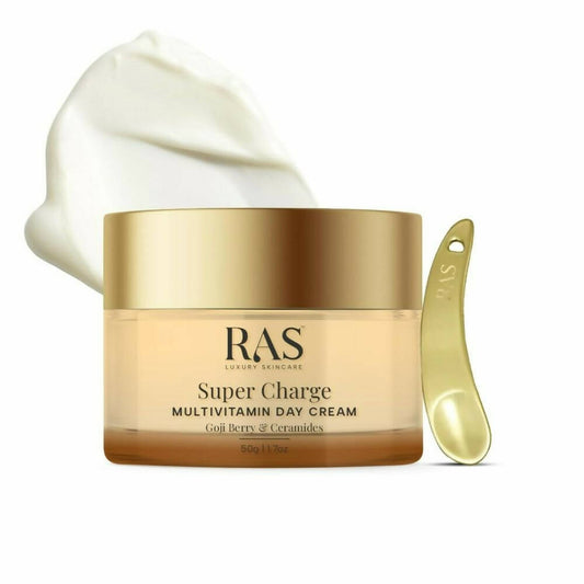 Buy Ras Luxury Oils Super Charge Day Cream with Multivitamin SPF 30 from DrMediCart, Ship from India to USA