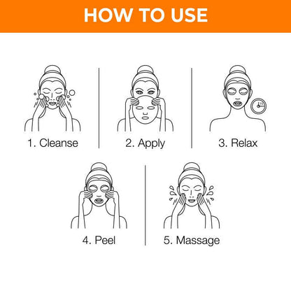 Nykaa Skin Secrets Indian Rituals Sandalwood + Orange Peel Sheet Mask For Glowing & Calm Skin - Drmedicart