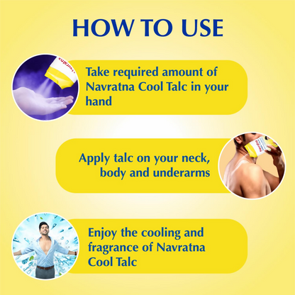 Navratna Cool Arctic Blossom Talc