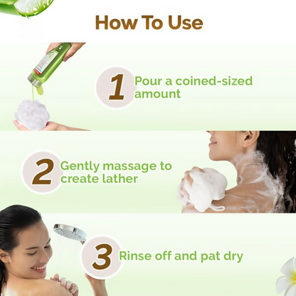 Mamaearth Aloe Vera Moisturizing Body Wash with Aloe Vera & Calming Jasmine