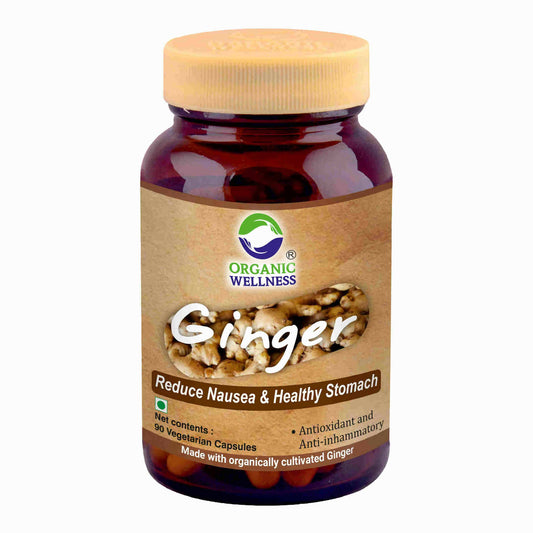 Organic Wellness Ginger Vegetarian Capsules
