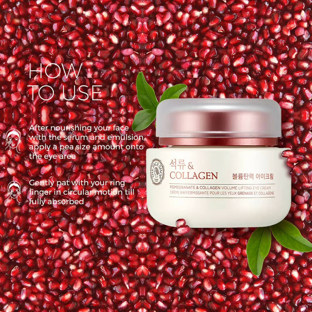 The Face Shop Pomegranate & Collagen Volume Lifting Eye Cream - Drmedicart