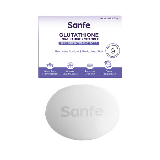Sanfe Glutathione + Niacinamide + Vitamin C Brightening Soap