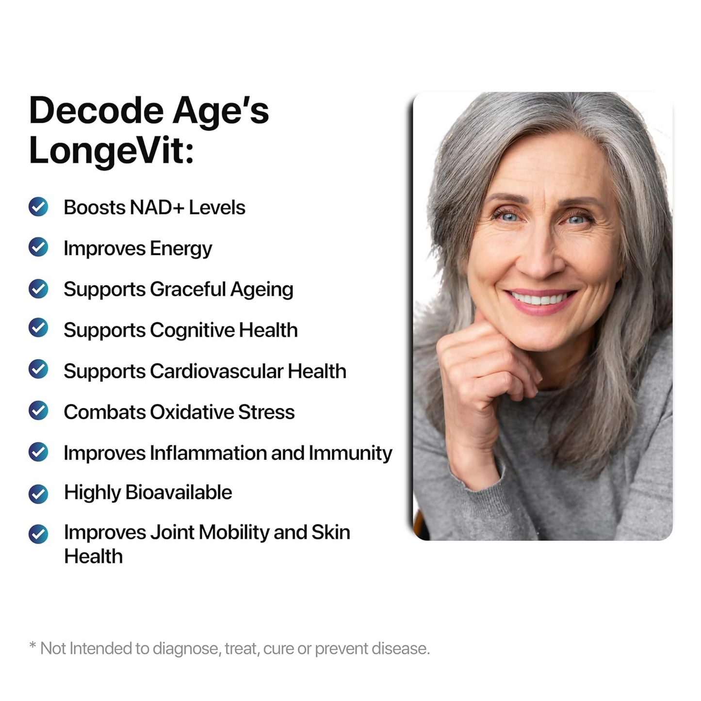 Decode Age LongeVit Supplement | Graceful Ageing Tablets