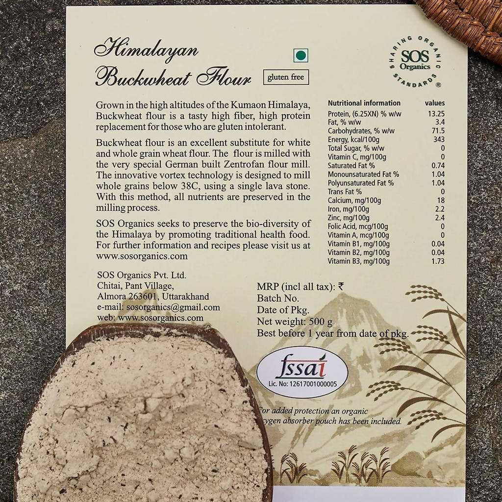 SOS Organics Himalayan Buckwheat Flour