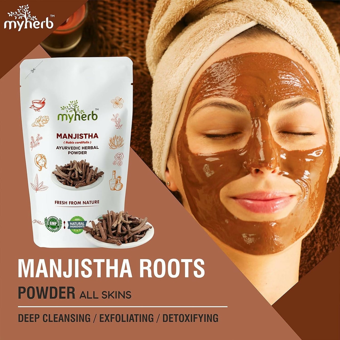 Myherb Pure Natural Organic Manjistha Powder
