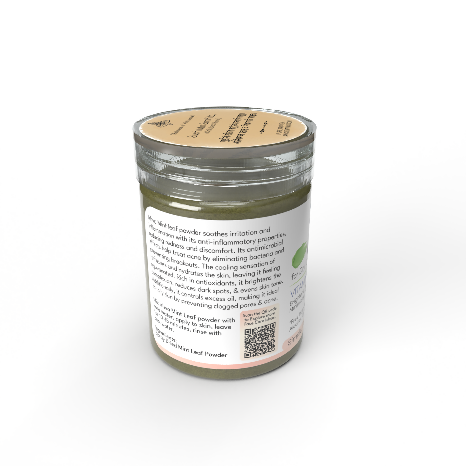 Ishva Mint powder For Skin