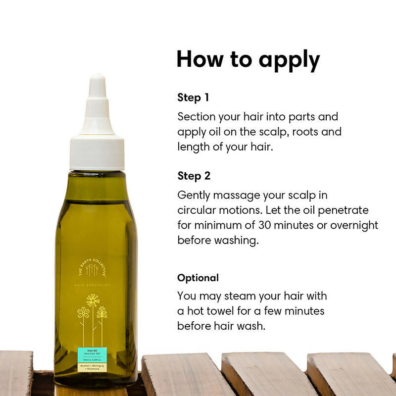The Earth Collective Anti Hair Fall Hair Oil With Rosemary