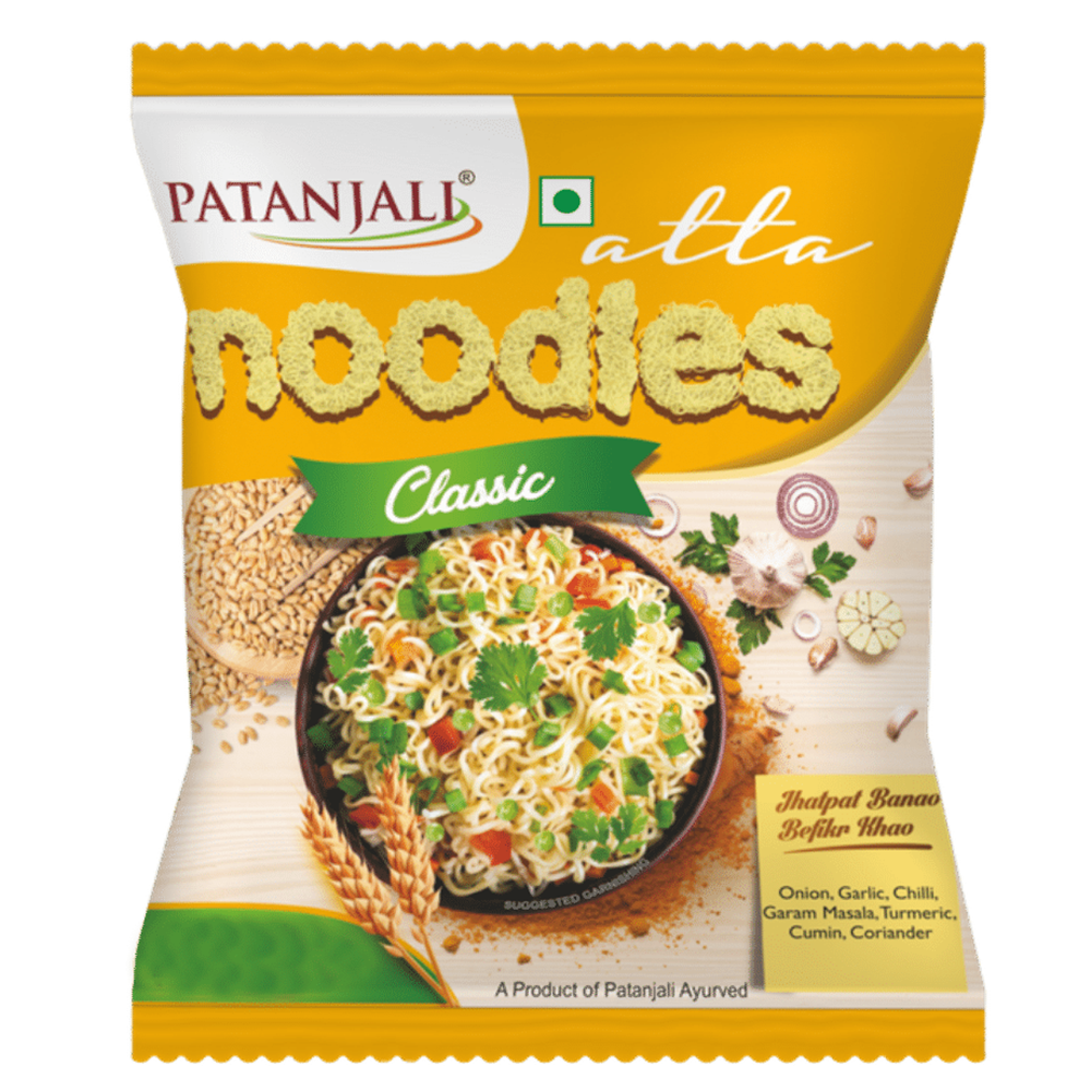 Buy Patanjali Atta Noodles classic ( Pack of 10) from DrMediCart, Ship from India to USA