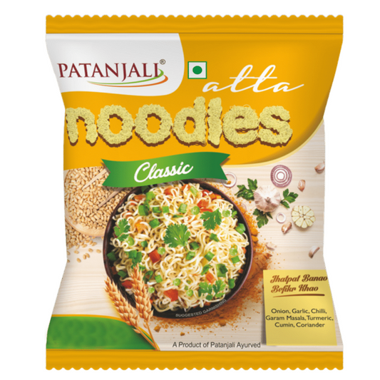 Buy Patanjali Atta Noodles classic ( Pack of 10) from DrMediCart, Ship from India to USA
