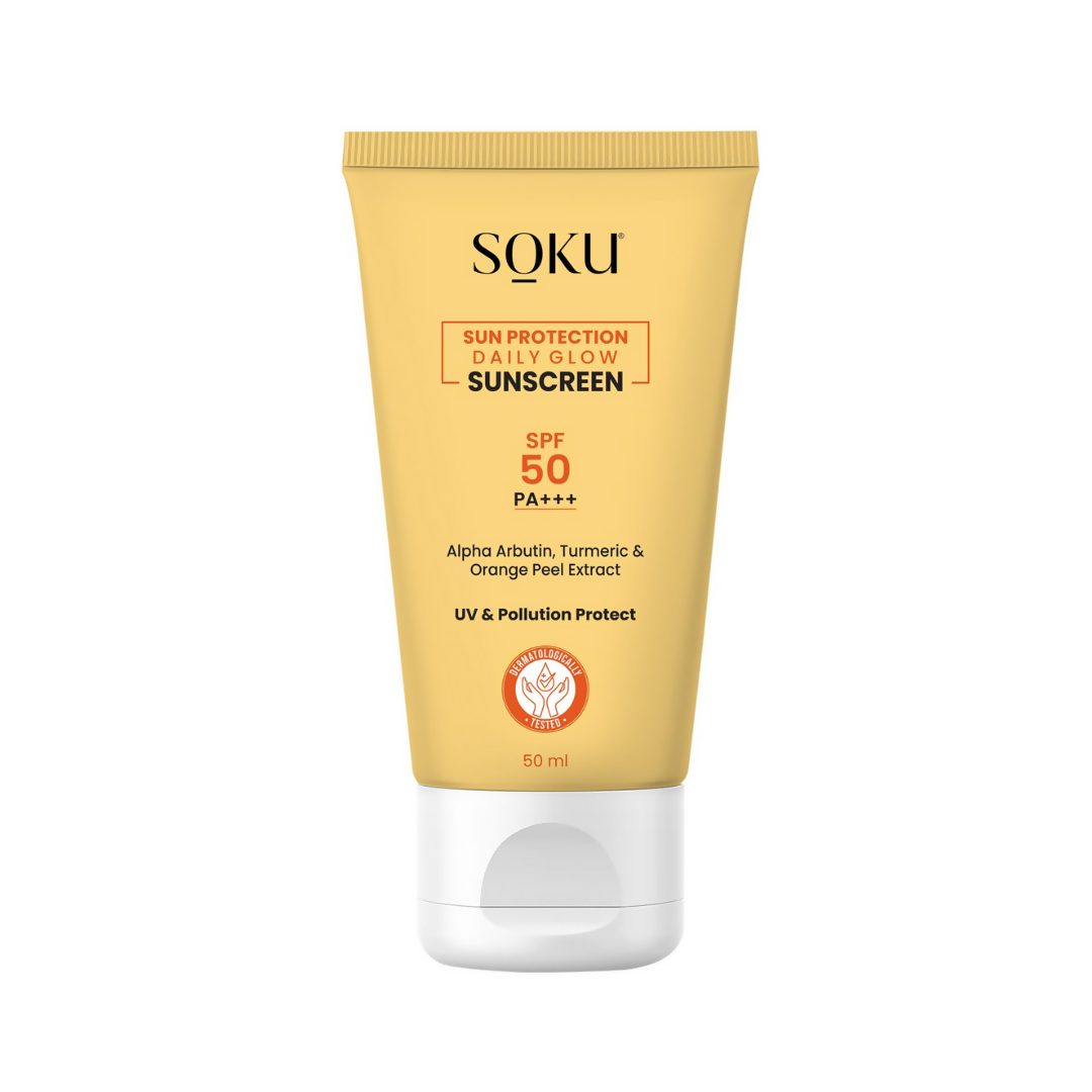 SOKU Sun Protection Daily Glow Sunscreen SPF 50