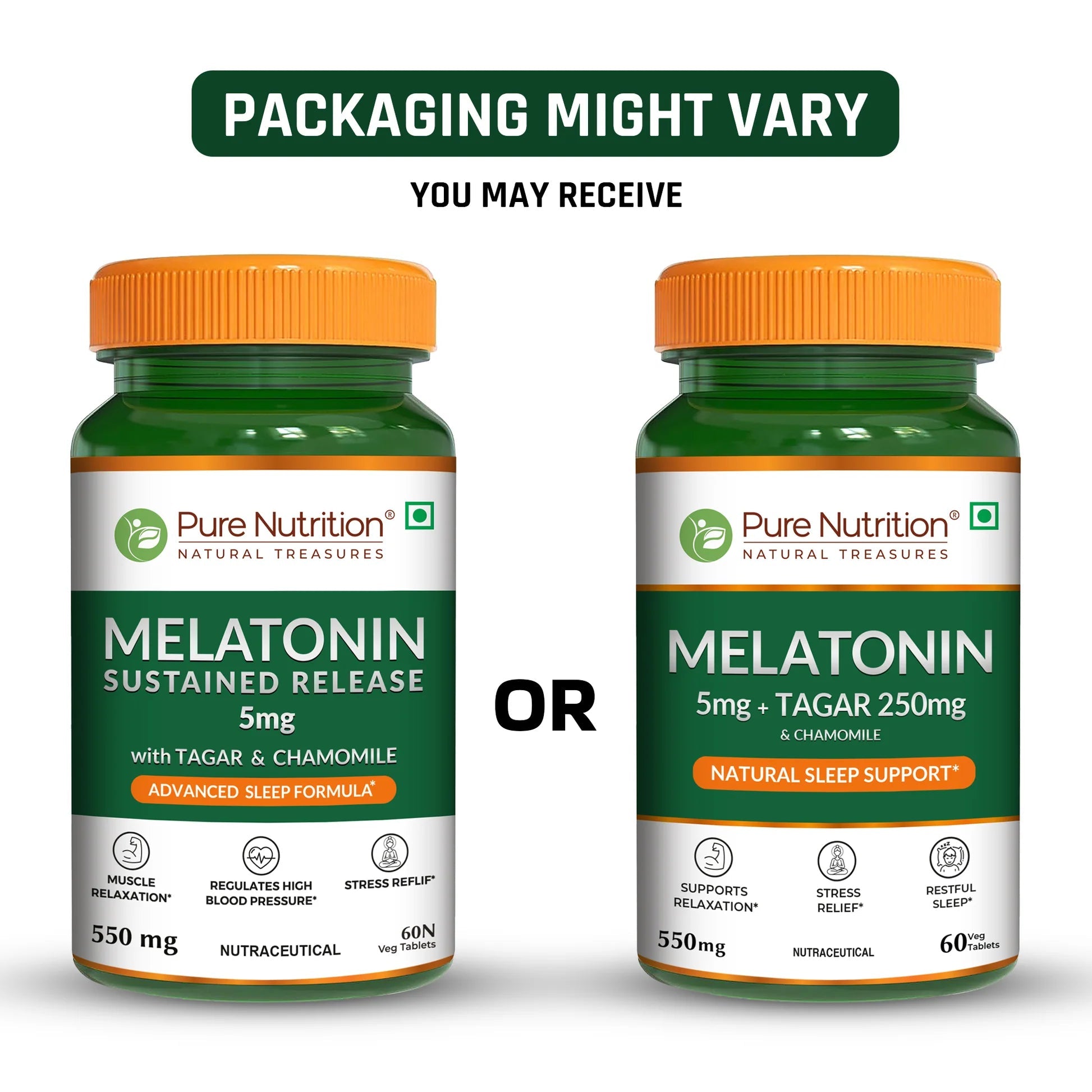 Pure Nutrition Melatonin 5mg Veg Tablets