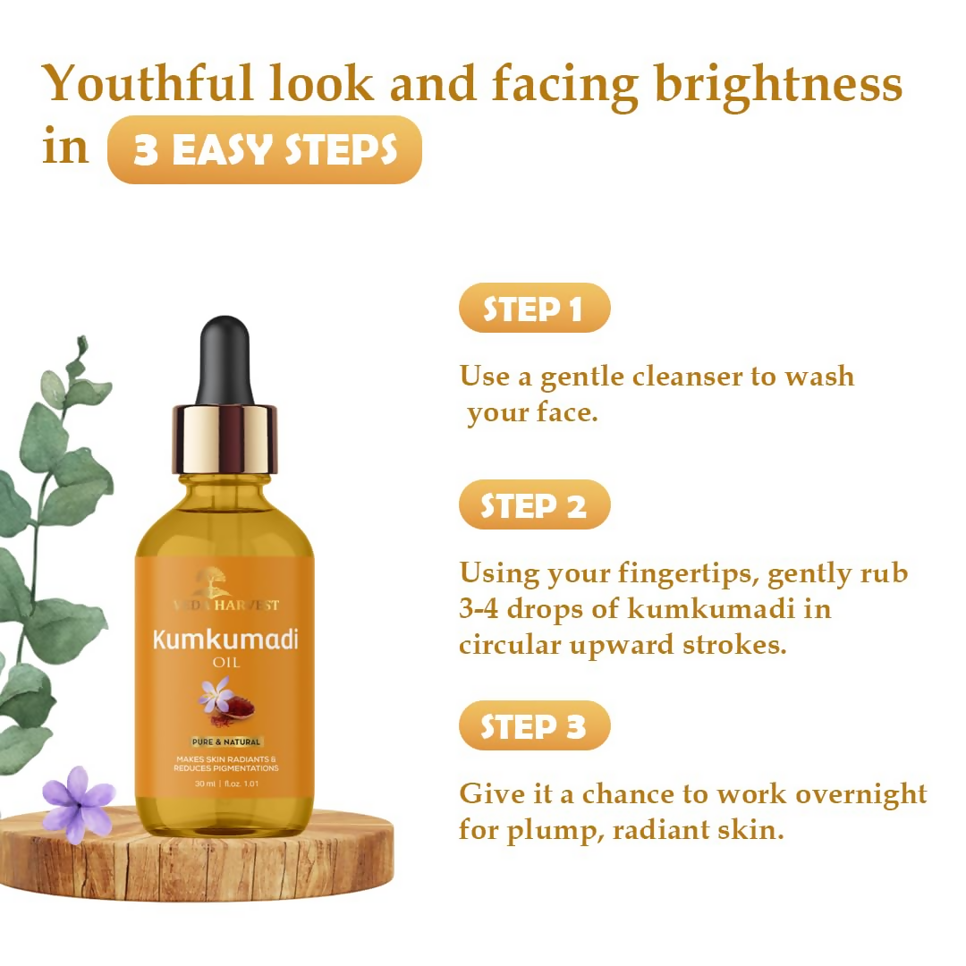 Veda Harvest Kumkumadi Oil For Glowing Skin
