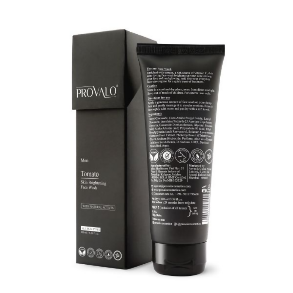Provalo Tomato Skin Brightening Face Wash For Men