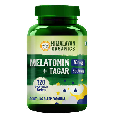 Himalayan Organics Melatonin 10 mg + Tagar 250 mg Tablets - Limited Time Offer